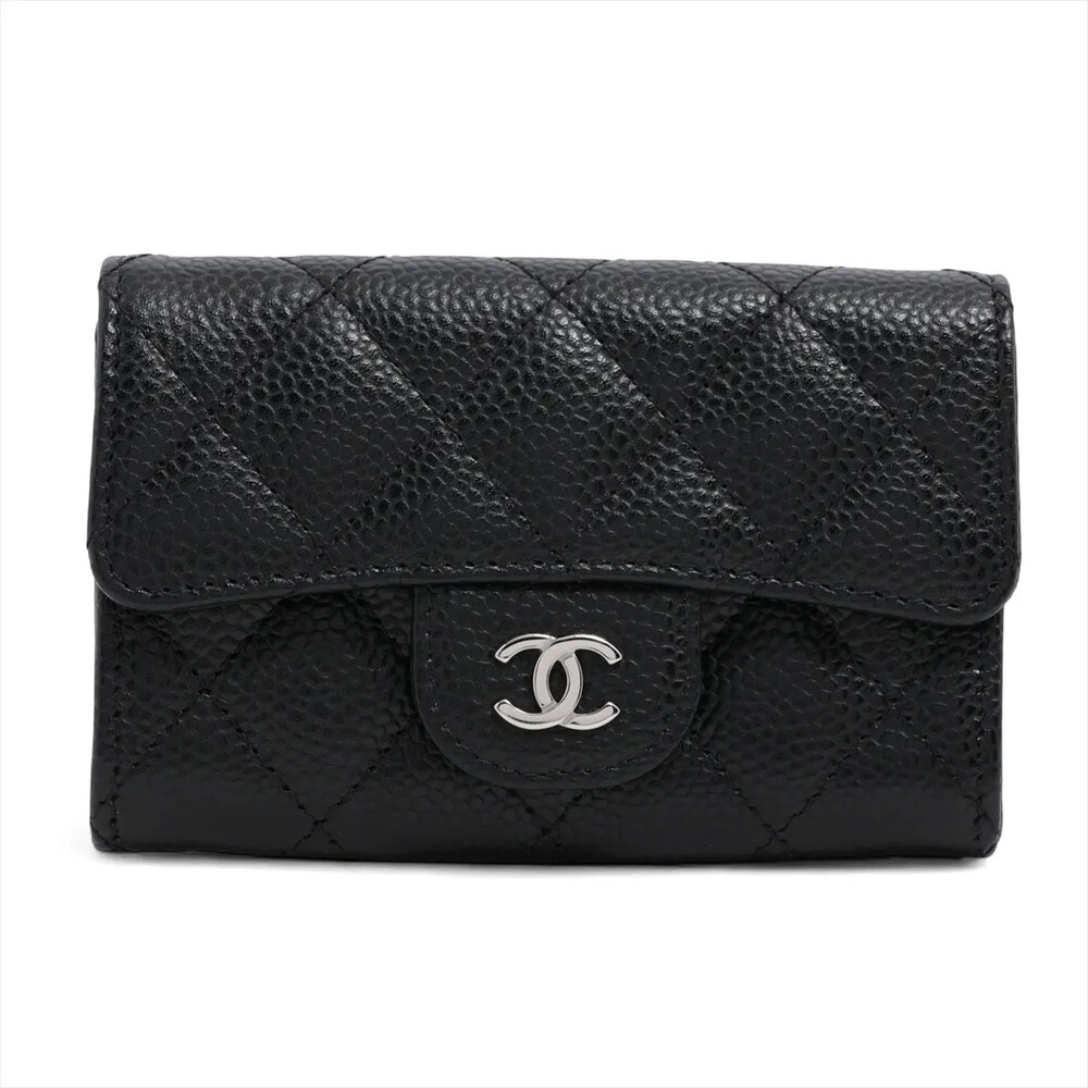 Chanel Matelasse Caviar Skin Card Case #285989C10B